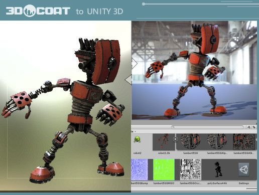 人物材质 3DCoat to Unity