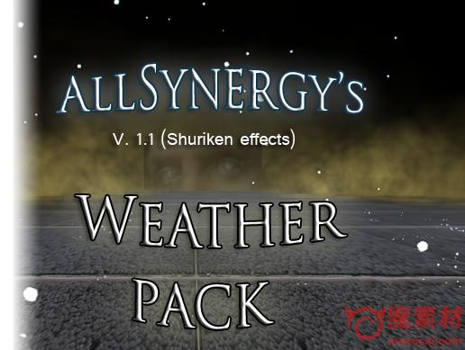 unity 天气资源包 AllSynergy’s Weather Pack