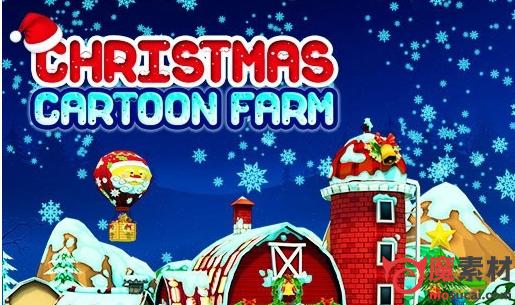 unity3D卡通农场圣诞节假日场景Cartoon Farm – Christmas Time