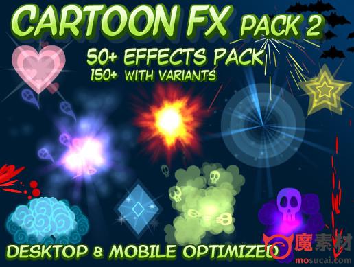unity 卡通粒子特效包Cartoon FX Pack 2 1.80