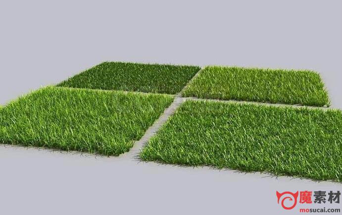 3D草皮 草地fbx 高精细草坪模型资源