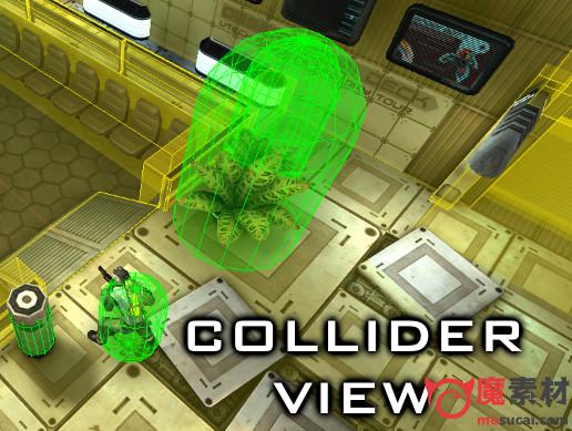 unity 3D 对撞机视图 Collider View v1.1