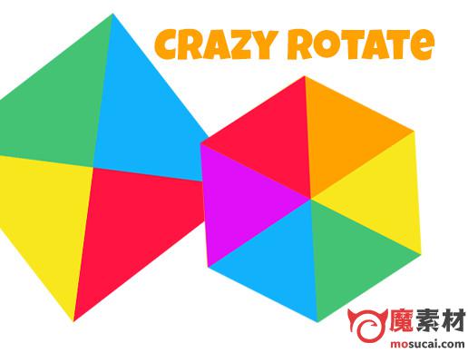 unity《疯狂旋转》休闲游戏源码Crazy Rotate v2.0.1