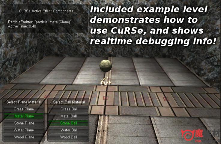 unity游戏碰撞反应系统源码 CuRSe: Collision Reaction System