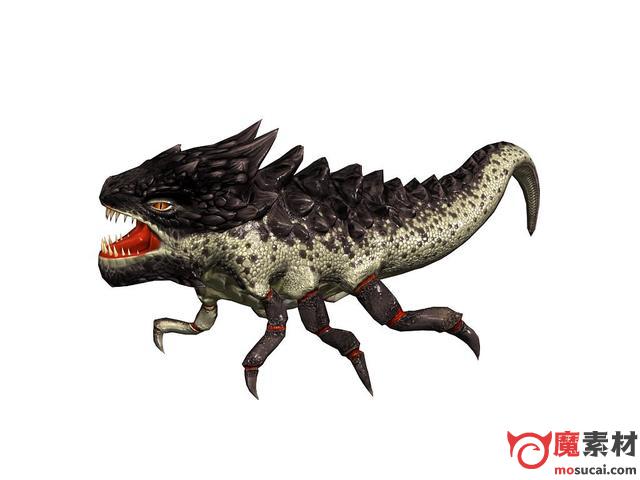 3D 恐龙 怪兽 龙虫 模型资源下载 Dragon Bug