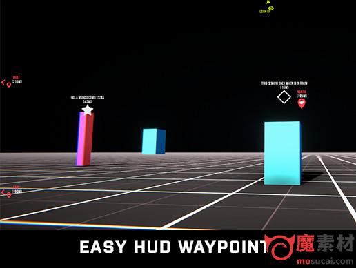 unity3D 寻路点工具 Easy HUD WayPoint v1.3