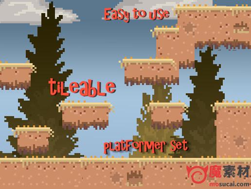 游戏平台Easy to Use Platformer Set