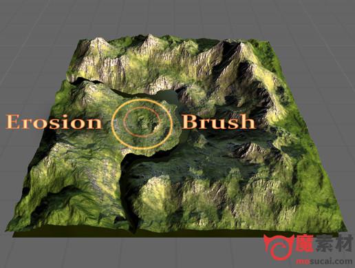 unity 地形笔刷Erosion Brush v1.51