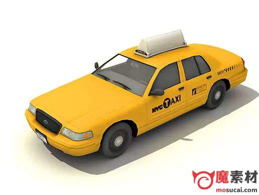3D纽约出租车模型New York Taxi Car v1