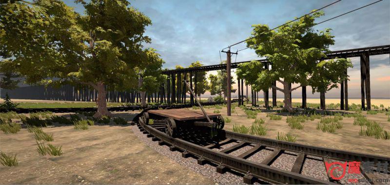 3D老旧铁路轨道Old Railroads Tracks v1.1