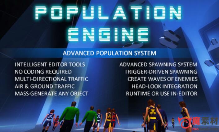 unity 3D Population Enginenpc与寻路和动画运动村庄,和地下城AI人群活动解决方案