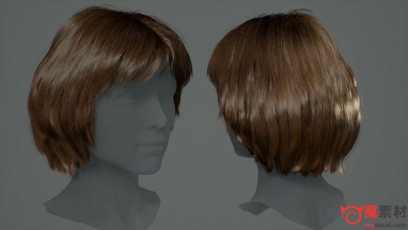UE 毛发groom发型Hairstyles Pack: Female v02