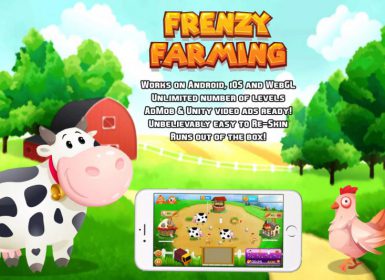 unity疯狂农场游戏源码工具包Frenzy Farming, time management game kit