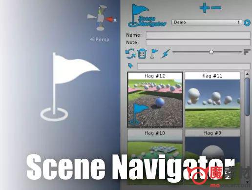 unity3D场景导航仪 – 标志标记工具Scene Navigator-flag markers