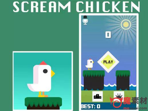 unity 3D小鸡跳跳跳小游戏模板Scream Chicken Jump