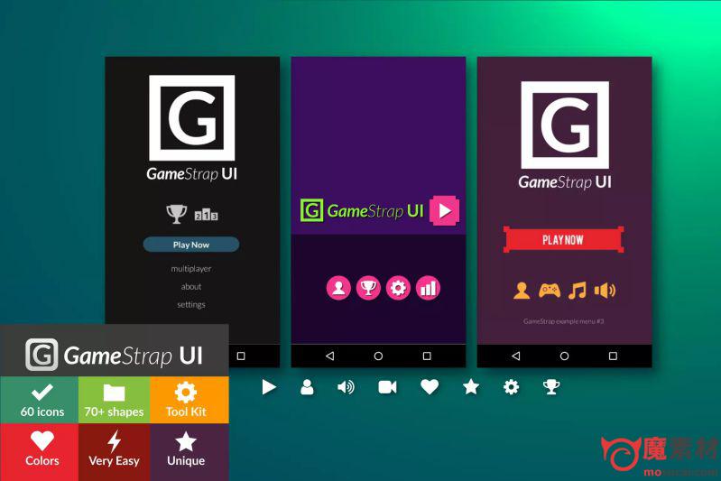 游戏UI图标UI – Gamestrap 4.1.1